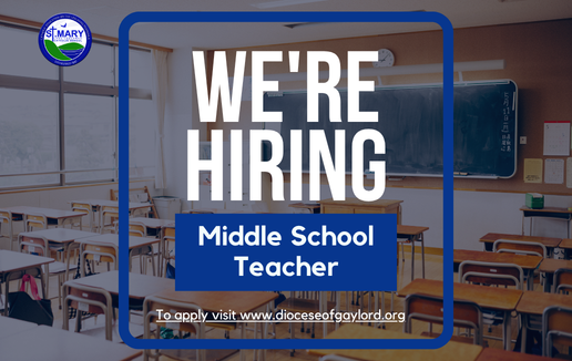Join our team at St. Mary School.